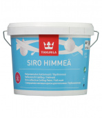 Краска водно-дисперсионная для потолка Tikkurila Siro Himmea (Сиро Мат) белая 2,7 л
