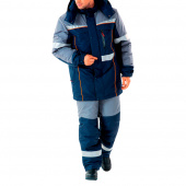 Куртка рабочая утепленная Спец 44-46 рост 170-176 см цвет синий/серый