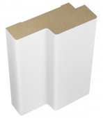 Коробка дверная Веллдорис ламинированная финишпленка белый 28х70х2100 мм (2 стойки 2,1 м. и перекладина 1,5 м.)