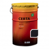 Эмаль термостойкая CERTA черный 700°С 25 кг