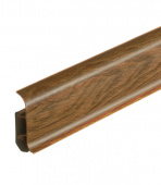Плинтус пвх с мягким краем Wimar 58 мм серия колибри дуб скальный (58х22х2500 мм)