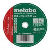 Круг отрезной по металлу Metabo SP-Novoflex (617169000) 230х22,2х2,5 мм