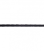 Шнур вязанный полипропиленовый 8 прядей черный d3 мм 50 м
