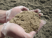 Карьерный песок средний, фракция 1,5-2 мм