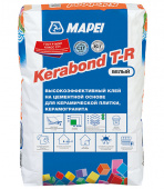 Клей для плитки, керамогранита и мозаики Mapei Kerabond T-R белый (класс С1) 25 кг