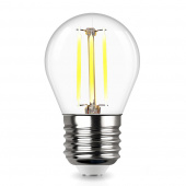 Лампа светодиодная REV филаментная E27 G45 шар 5 Вт 2700 K теплый свет