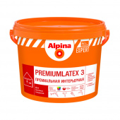 Краска водно-дисперсионная для внутренних работ Alpina EXPERT Premiumlatex 3 белая база 1 2,5 л