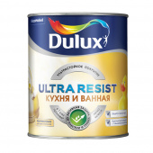 Краска водно-дисперсионная Dulux Ultra Resist Кухня и Ванная основа BW 1 л