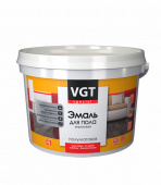 Эмаль VGT для пола белая полуматовая 2,5 кг/2 л