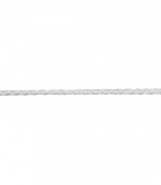 Шнур вязанный полипропиленовый 8 прядей белый d1.5 мм 50 м