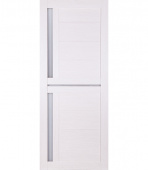 Дверное полотно Принцип ЛАЙТ-1 лиственница белая со стеклом экошпон 700x2000 мм