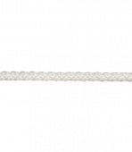 Шнур вязанный полипропиленовый 8 прядей белый d4 мм без сердечника