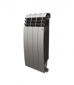 Радиатор биметаллический 1" Royal Thermo BiLiner Silver Satin 500, 4 секции