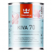 Лак акрилатный Tikkurila Kiva 70 основа EP бесцветный 0,9 л глянцевый