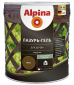 Антисептик Alpina Лазурь-гель декоративный для дерева рябина 2,5 л