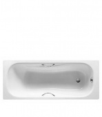 Ванна стальная ROCA Princess 160х75см толщина 2,4 мм без ножек с отверстиями под ручки