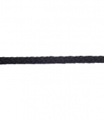 Шнур вязанный полипропиленовый 8 прядей черный d5 мм 30 м без сердечника