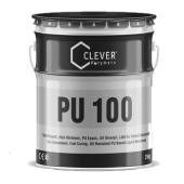 Мастика Clever PU BASE 100, 1 компонентная быстросохнущая, устойчивая к УФ, гидроизоляция на ПУ основе.