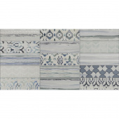 Плитка декор Нефрит-Керамика Ванкувер голубой майолика 250x500x9 мм