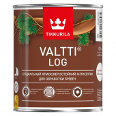 Антисептик Tikkurila Valtti Log декоративный для дерева бесцветный основа ЕС 0,9 л