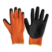 Перчатки защитные Hesler со вспененным латексным покрытием 10 (L ) черно-оранжевый