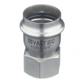 Соединитель VALTEC (VTi.902.I.002805) 28 мм х 3/4 ВР(г) нержавеющая сталь