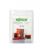 Зажим клемма Wago 2273-244 на 4 провода 0,5-2,5 мм кв с пастой 6 шт