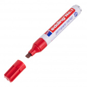 Перманентный маркер Edding 1 скошенный красный 1-5 мм