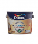 Краска водно-дисперсионная Dulux Ultra Resist кухня и ванная моющаяся основа BC 2,3 л