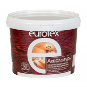 Лак-антисептик EUROTEX Аквалазурь Белый 2.5 л