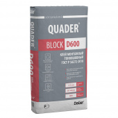 Клей для газобетона Дауэр Quader Block D600 25 кг
