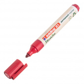 Перманентный маркер Edding EcoLine 21 круглый наконечник красный 15-3 мм