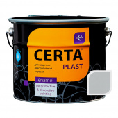 Эмаль кузнечная кремнийорганическая CERTA-PLAST серый 10 кг