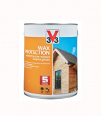 Антисептик V33 Wax Protection декоративный для дерева венге 0,9 л
