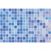 Мозаика Lavelly Smalta синяя стеклянная 310х470х4,9 мм глянцевая