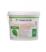 Краска водно-дисперсионная Finncolor Oasis Hall&Office 4 моющаяся белая основа А 2,7 л
