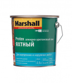 Лак алкидно-уретановый яхтный Marshall Protex бесцветный 2,5 л глянцевый