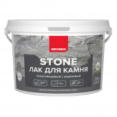 Лак акриловый для камня Neomid Stone бесцветный 2,5 л полуматовый