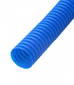 Труба гофрированная 32 мм для металлопластиковых труб d20 мм синяя бухта 50 м
