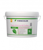 Краска водно-дисперсионная Finncolor Oasis Kitchen&Gallery 7 моющаяся белая основа А 9 л