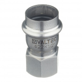 Соединитель VALTEC (VTi.902.I.002204) 22 мм х 1/2 ВР(г) нержавеющая сталь