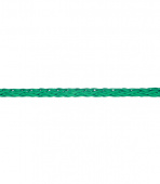 Шнур вязанный полипропиленовый 8 прядей зеленый d3 мм