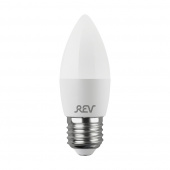 Лампа светодиодная REV E27 7Вт 2700K теплый свет С37 свеча