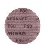 Диск шлифовальный Abranet d150 мм P80 на липучку сетчатая основа (5 шт.)