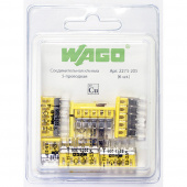 Зажим клемма WAGO 2273-205 на 5 проводов 0,5-2,5 мм2 без пасты (20 шт)