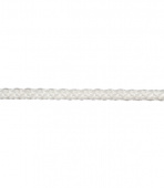 Шнур вязанный полипропиленовый 8 прядей белый d4 мм 50 м без сердечника