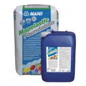 Гидроизоляция двухкомпонентная Mapei Mapelastic Foundation компонент А 22 кг