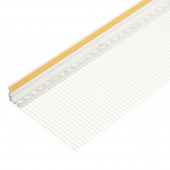 Профиль примыкания оконный самоклеящийся с сеткой 9 мм 2.4 м пластиковый