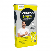 Клей для плитки, керамогранита и камня Vetonit Comfort Super Fix белый (класс С1) 20 кг
