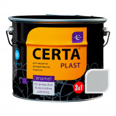 Грунт-эмаль по ржавчине 3 в 1 кремнийорганическая CERTA-PLAST серый 10 кг